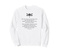 Skye Boat Song Dragonfly Black Print Sweatshirt