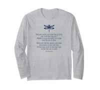 Skye Boat Song Dragonfly Navy Print Long Sleeve T-Shirt