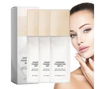 Skye Color-Changing Magic Foundation, Magical Color Changing Foundation, All Day FlawlessFoundation ColorChanging Magic Makeup (3pcs)