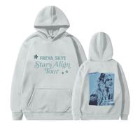 Skye Hoodie Women Freya Stars Align Tour 2026 Concert Support Sweatshirt | Skye Merch Silent Treatment Gold's Gone My Own Way Bad Taste Stardust Album Freya Hoodie Y2k Hip Hop Streetwear
