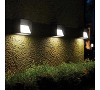 Luxform Lighting Skye Intelligent Solar LED Wall Light 15 Lumen
