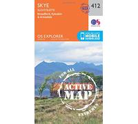 Skye - Sleat / Slèite Map | Weatherproof | Broadford, Kyleakin & Armadale | Ordnance Survey | OS Explorer Active Map 412 | Scotland | Walks | Hiking | Maps | Adventure