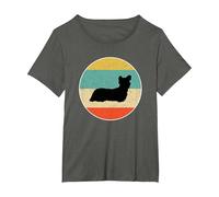 Skye Terrier Dog Shirt | Skye Terrier T-Shirt, Women's Plus, Asphalt Grey, 2X
