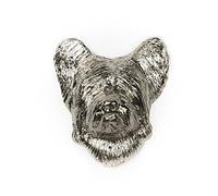 SKYE TERRIER Made in U.K Artistic Style Dog Clutch Lapel Pin Collection