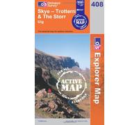Skye - Trotternish and The Storr: Sheet 408 (OS Explorer Map Active)
