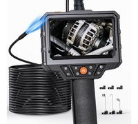 SKYEAR Endoscope Camera with Light, Handheld Borescope 4.3'' HD 1080P with 8 Adjust LED Lights, Inspection Camera with 16.4ft Semi-Rigid Cable, IP67 Waterproof Scope Camera for Swer, Gadgets for Men