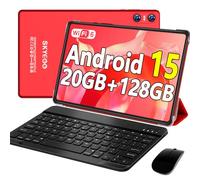 SKYEGG - Android 15 Tablet with Keyboard Mouse, 20GB RAM + 128GB ROM (Extend to 1TB), 10.1 Inch Octa-Core Tablet with WiFi 6, Dual Camera, 1280 x 800 IPS Display, 6000 Battery