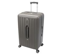 SKYFLITE Modern XL Trunk, 86cm Hardshell Trolley Case, 135L Capacity (Charcoal)
