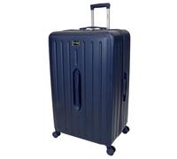 SKYFLITE Modern XL Trunk, 86cm Hardshell Trolley Case, 135L Capacity (Navy)