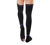 SKYFOXE T.E.D. Anti Embolism Stockings for Women Men Thigh High, 15-20 mmHg Compression TED Hose with Inspect Toe Hole