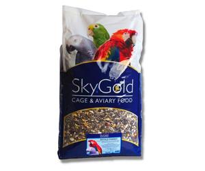 SkyGold Royale Parrot Seed 12.5kg - Parrot Seed Mix for African Greys, Parakeets, Cockatiels, Balanced & Healthy Cage & Aviary Bird Food with Peanuts
