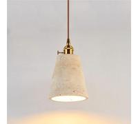 SKYGOO American Retro Wabi-sabi Chandelier, Height-adjustable Bedroom Bedside Pendant Light,Single-head Medieval Style Personality Homestay Clothing Store Tea Room Ceiling Hanging Lamp, E 26 Base