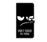 Skyhewen for iPhone 11 Case, Shockproof Slim PU Leather with Art Pattern, Flip Wallet Case with [Card Slots] [Kickstand] [Magnetic Clasp] for iPhone 11, Don't Touch My Phone