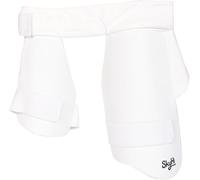 Skyhi Lighweight Cricket Batting Combo Thigh Guard for Cricketers | Cricket Combo Thigh Pad for Mens, Youth, Boys Sizes Right Hand and Left Hand Batsman (Left Hand, Mens)