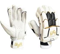 Skyhi Limited Edition Cricket Batting Gloves Lightweight Leather Cricket Batting Gloves Mens Right Left Hand Batsman (Right Hand)