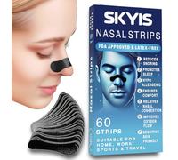 Skyis Nose Strips Nasal Strips for Breathing - Pack of 60 pcs Sleep Strips for Sports Sleeping Office
