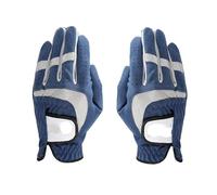 SkyjOy Golf Glove 1 Pcs Mens Golf Glove Breathable Blue Micro Soft Fabric Left/Right LH RH Hand Non-Slip Gloves For Men Golf Gloves(1 Pair,26 X-Large)