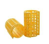 SkyjOy Hair Rollers 6/8/10/12/14Pcs Heatless Hair Curler No Heat Hair Rollers Plastic Lazy Curls Root Perm Rods Bangs Curling Rod Hair Styling Tools Hair Curlers (Color : 6Pcs 3.6CM-random)