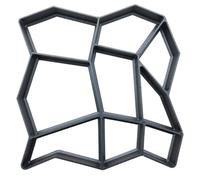 SkyjOy Paving Mould DIY Plastic Pavement Brick Concrete Stepping Stone Cement Mould Reusable DIY Manually Paving Road Mold Maker Road Pavement Paver Paving Moulds(36x36x4cm)