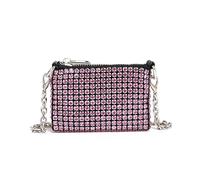 SkyjOy Rhinestone Purses For Women Rhinestones Bags Ladies Purse For Fashion Party Chain Mini Shoulder Bags Rhinestone Crossbody Bag(Pink)
