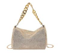 SkyjOy Rhinestone Purses For Women Women's Bag Bags Purse Trend Ladies Crossbody Bag Small Messenger Bag Rhinestone Crossbody Bag(Champagne)