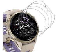 SkyKeep Screen Protector Film for Garmin Forerunner 970 47 mm 47 mm Screen Protector Film (Soft TPU) (Scratch-Resistant) (Ultra Clear) (HD Screen Protector) (4 Pieces) for Garmin Forerunner 970 47 mm
