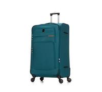 Skylark 32" Extra Large Suitcase Super Lightweight Luggage 20% Expandable 4 Wheels Spinner 3-Digit Combination Lock Soft Shell Luggage Check in for 30kg (Oil Green, 162 litres)