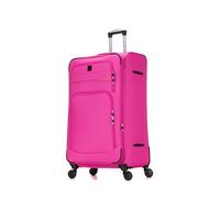 Skylark 32" Extra Large Suitcase Super Lightweight Luggage 20% Expandable 4 Wheels Spinner 3-Digit Combination Lock Soft Shell Luggage Check in for 30kg (Pink, 162 litres)