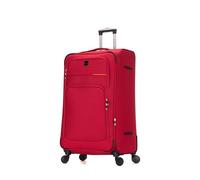 Skylark 32" Extra Large Suitcase Super Lightweight Luggage 20% Expandable 4 Wheels Spinner 3-Digit Combination Lock Soft Shell Luggage Check in for 30kg (Red, 162 litres)