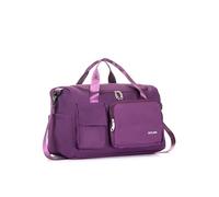 Skylark Womens Mens Sports Gym Bag Duffle Bag with Shoes Compartment, Weekend Travel Bag Overnight Bag, Water Resistant Holdall Hospital Bag for Swimming
