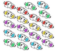Skylety 10 Pcs Bike Fidget Chain Flippy Bulk Mini Chain Key Ring for ADHD Stress Relief Flippy Key for Adults