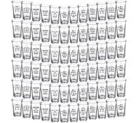 Skylety 144 Pieces Take a Shot We Tied the Knot Shot Glasses for Guests 1.2 Ounce Bridal Party Shot Glasses Wedding Shot Glasses Acrylic Shot Glasses for Wedding Bridal Party Favors, 9 Styles