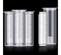 Skylety 2/4/8 Pieces Fishing Thread Nylon Elastic Invisible Magic Fishing Line Bait Thread 0.2 mm Length 656 Feet Per Spool Stretchy Bait String Line Clear Storage Case(4 Pieces)