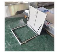 Skylight Covers Inside Home Access Panel Drywall Fall Prevention Cellar Door Cover Wellhead Lid with Door Latch Emergency Escape Routes(90x90cm/2.95x2.95ft)