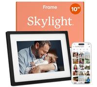 Skylight Digital Photo Frame, Load from Phone Capability, WiFi, 10" Black | No Subscription Needed, HD Touchscreen Digital Picture Frame, Cloud-Based Storage, Smart Photo Hub for Friends & Family