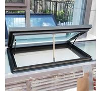Skylight Electric Roof Window with Rain Sensor Aluminum Frame for Illumination & Ventilation 78x58cm/30.7x22.8in Remote Control Roof Lantern