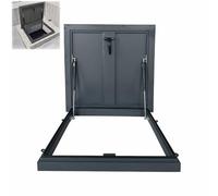 Skylight Roof Hatch 31x31in Access & Ventilat Window Basement Securi Access Underground Well Skylight & Versatile Design for Enhanced Home Safe