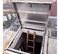 Skylight Roof Hatch Access Cover 17x17, 26x26, 36x36 - Steel Security Door Panel with Lock for Attic Ventilation & Maintenance, Custom Size 101x101cm/39x39ft