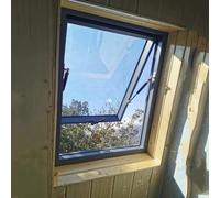 Skylight Roof Hatch - Double Layer Tempered Glass Sky Light for Roof Access Security Door & Underground Lighting Well Ideal for Sunrooms & Egress Solutions
