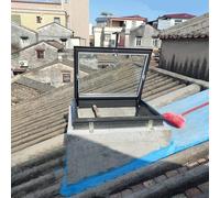 Skylight Roof Window for Hallway Sun Room Stairway & GarageBasement Daylighting Door & Window Well (70x100cm/27.6x39.4in) Enhance Natural Light