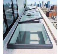 Skylight Roof Window for Rooftents Sunrooms & Attics Tempered s Hatch with Secure Venting Access Door for Basements & Outdoor Spaces (21" x2) Enhance Light &
