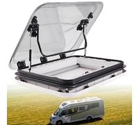 Skylight Roof Window for RV and Caravan, Aluminum Alloy Vent Cover, Motorhome Skylight Hatch, 500mm x 500mm