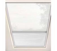Skylight Shades Blinds SkylightS Cover, With Frame Manual Honeycomb Blinds, For Loft, Glass Room, Sloping Roof Room(White,1.2x1m/47.2x39.4“)