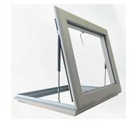Skylight Window, Attic Small Roof Escape Hatch Cover, Basement Daylighting Door, Flush Mount Underground Lighting Well Window(100x70cm)