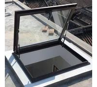 Skylight Window for House Roof, Tempered Glass Roof Hatch, Sloped Flat Roof Window for Attic and Sun Room(51x91cm/20x36in)