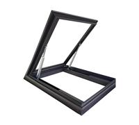Skylight Windows for House Roof Access Hatch Security Door Basement Lighting Well Deck Window Attic Sun Room Cover Manual Venting Egress Aluminum Lid
