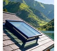 Skylights & Roof Windows,Customizable Skylight Roof Window,Sloped Flat Roof Lighting Well Window,Good Ventilation,Sound Insulation,for Indoor Attic,Roof Hatch,Attic Skylight Cover