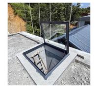 Skylights & Roof Windows Flat Roof Skylight Cover Attic Sunroom Underground Light Shaft Window (26x30in/66x76cm) - Enhance Natural Light & Energy Efficiency