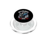 Skyline Drive VA USA Motorcycle Design PopSockets PopGrip for MagSafe