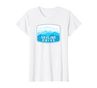 Skyline Drive VA Value Graphic T-Shirt, Women, White, L